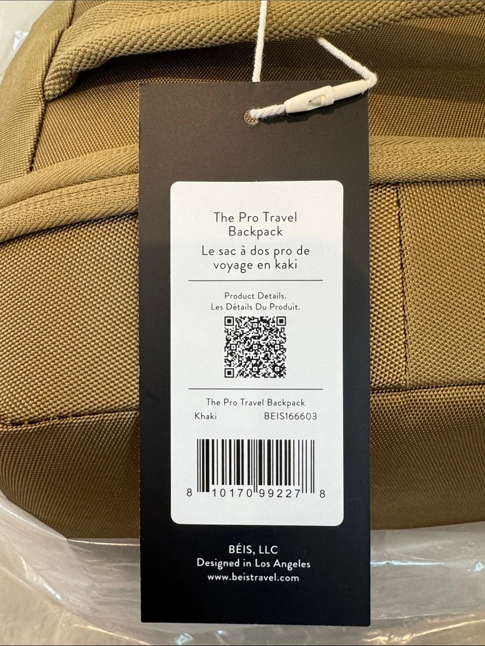 Beis The Pro Travel Backpack